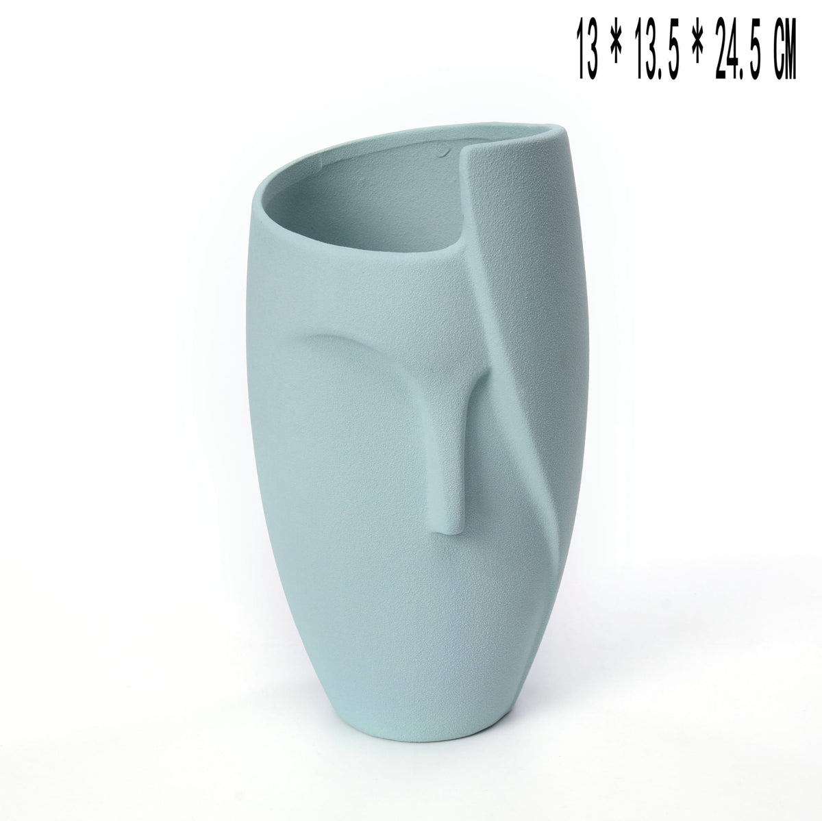 Vaso da Fiori a Forma di Viso in Ceramica – Design Unico, Eco-Friendly