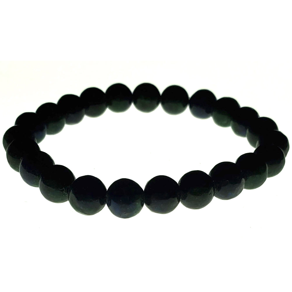 Bracciale Elastico in Azzurrite, Malachite e Crisocolla - 8mm