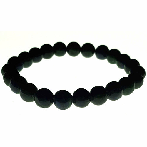 Bracciale Elastico in Azzurrite, Malachite e Crisocolla - 8mm