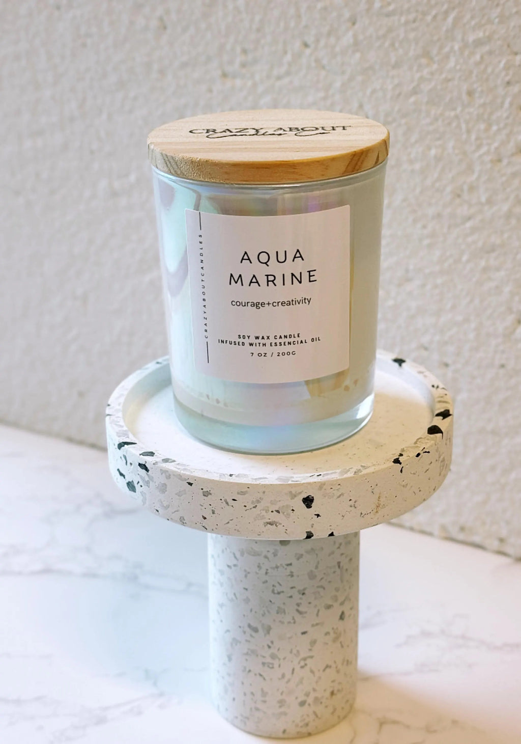 Energy Crystal Soy Candle | Choose Your Stone & Scent