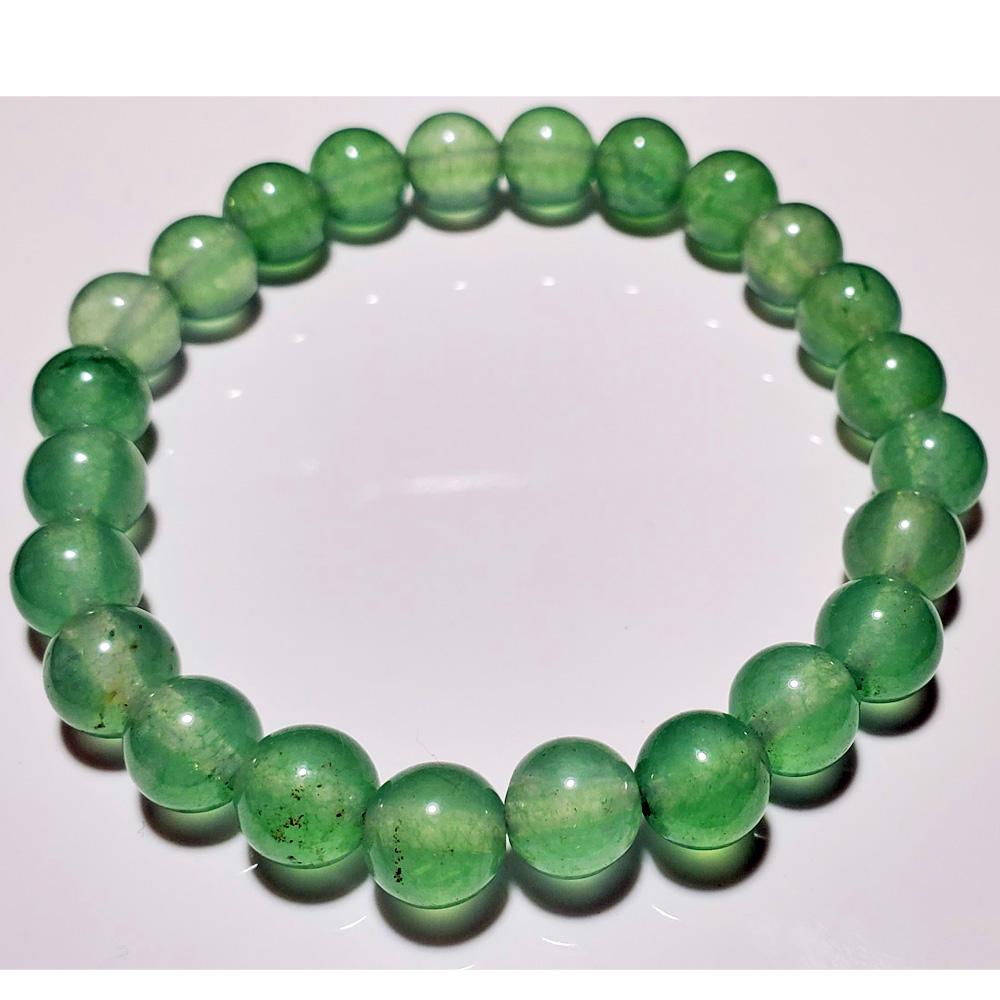Bracciale Elastico in Avventurina Naturale - 8mm