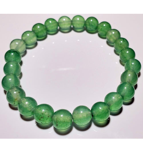 Bracciale Elastico in Avventurina Naturale - 8mm