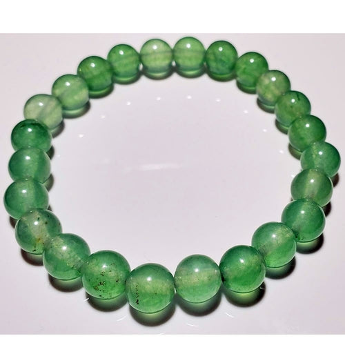 Bracciale Elastico in Avventurina Naturale - 8mm