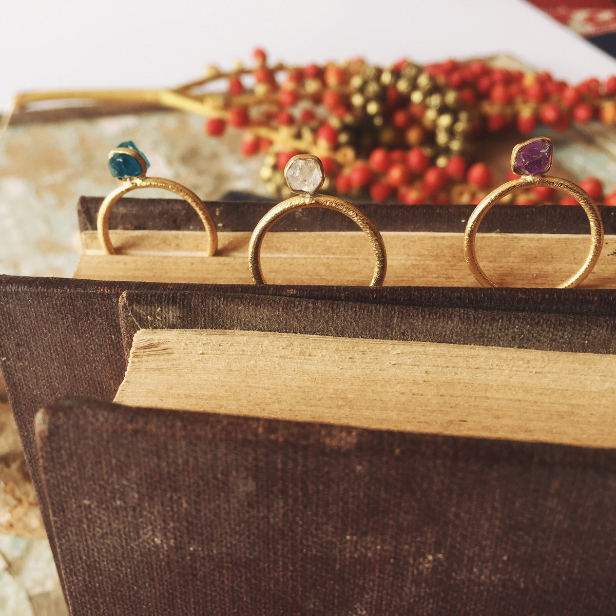 Sienna Raw Stone Ring