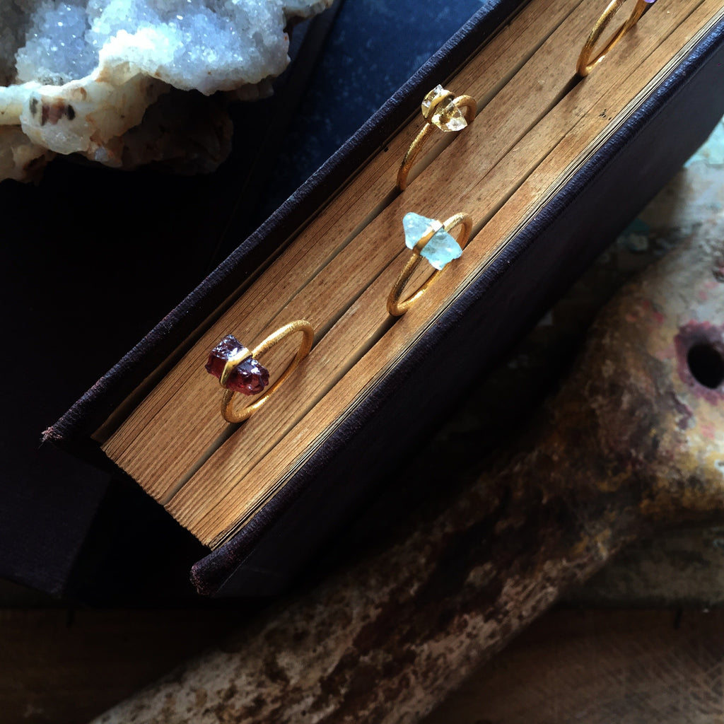 Sienna Raw Stone Ring
