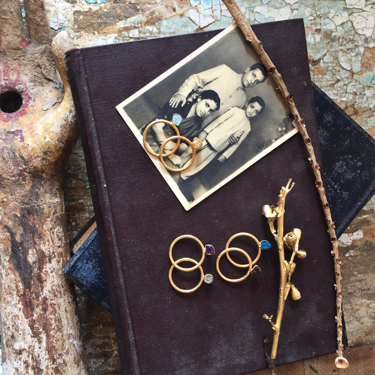 Sienna Raw Stone Ring