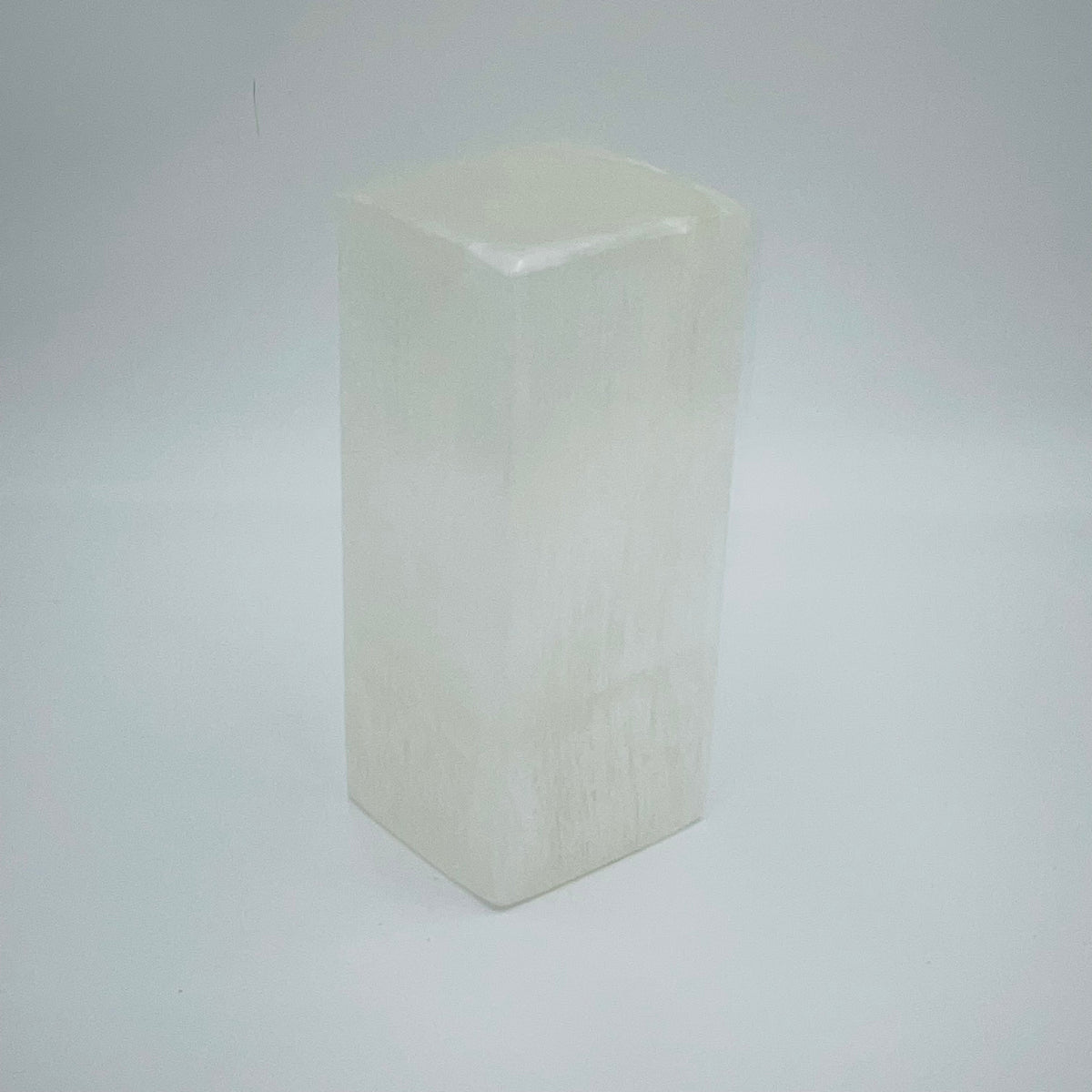 Rectangular Selenite Crystal Lamp Prime