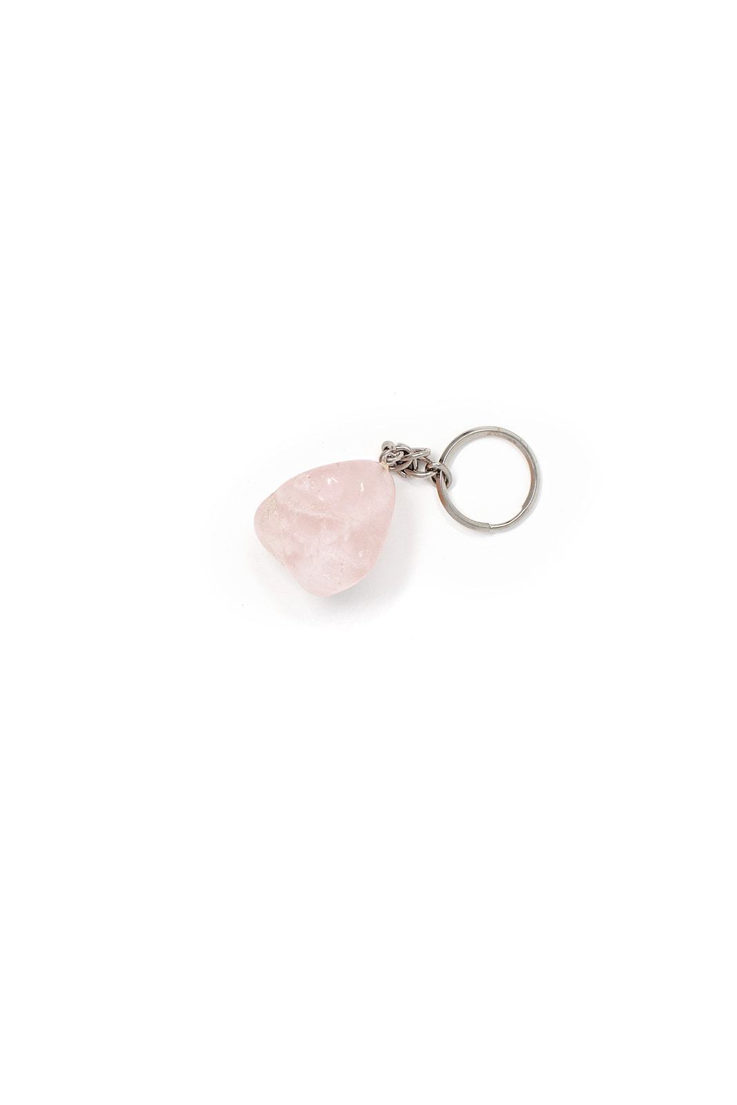Rose Quartz Keychain Talisman