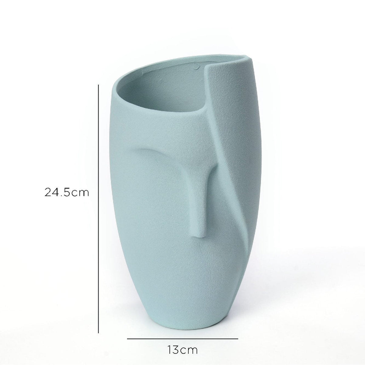 Vaso da Fiori a Forma di Viso in Ceramica – Design Unico, Eco-Friendly