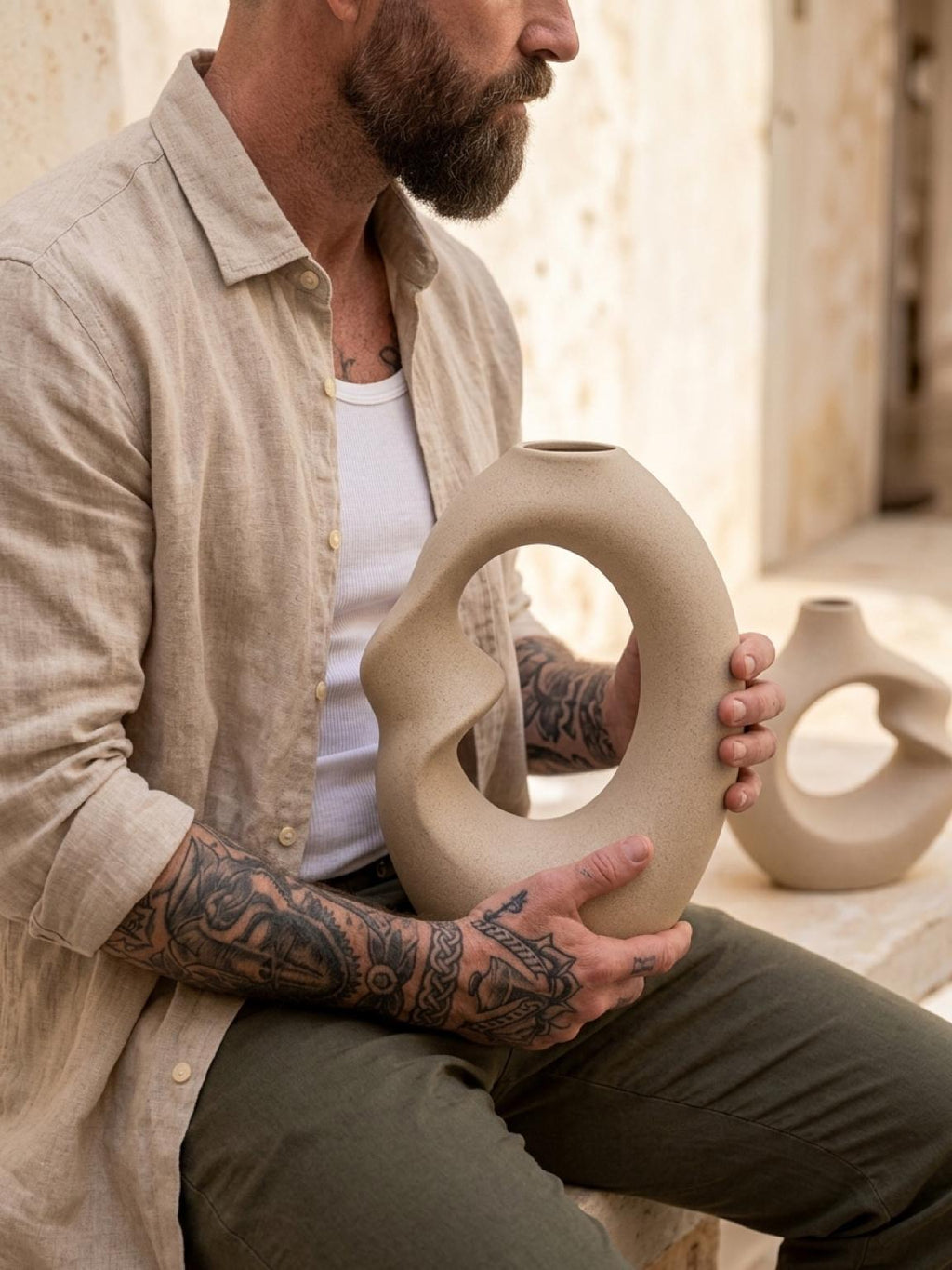 Vaso Elegante per Mensola | Decor Raffinato per Ogni Ripiano