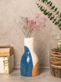 Vaso in Ceramica Multicolore | Design Astratto Porta Fiori