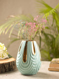 Vaso in Ceramica Verde Smeraldo | Design a Coste Porta Fiori