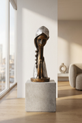 Statuetta Namaste Lady Artigianale | Figurina Indiana dell'Accoglienza