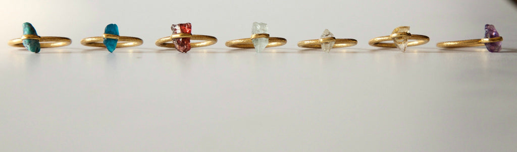 Sienna Raw Stone Ring