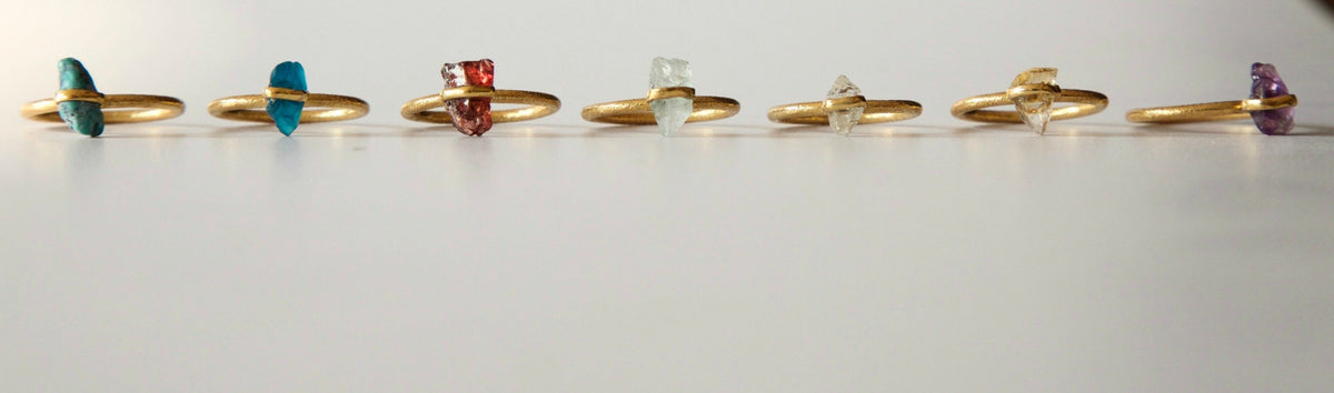 Sienna Raw Stone Ring