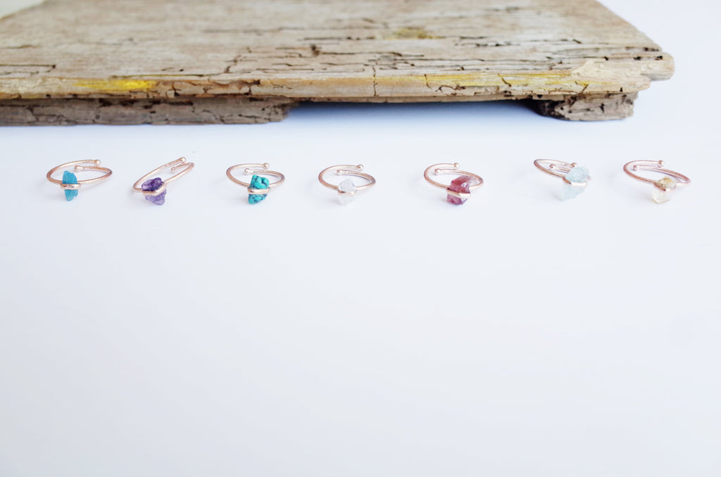 Sienna Raw Stone Ring