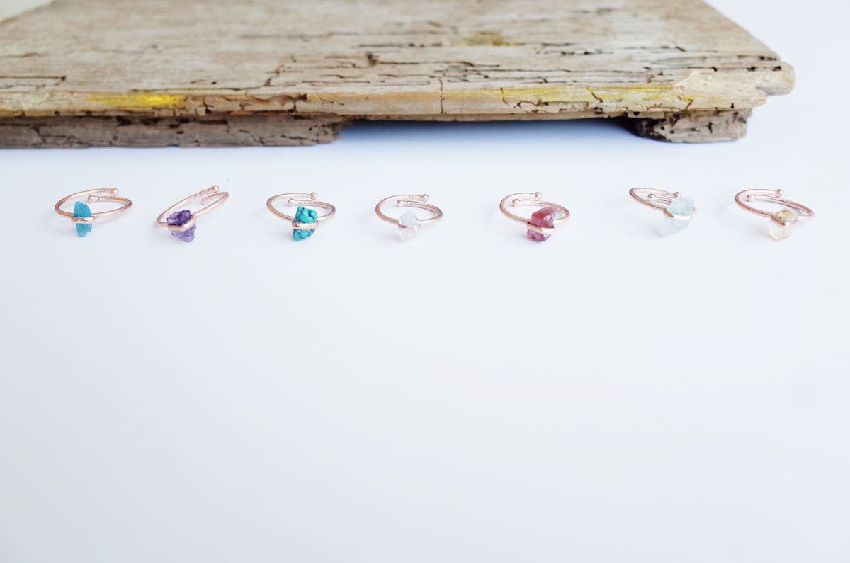 Sienna Raw Stone Ring