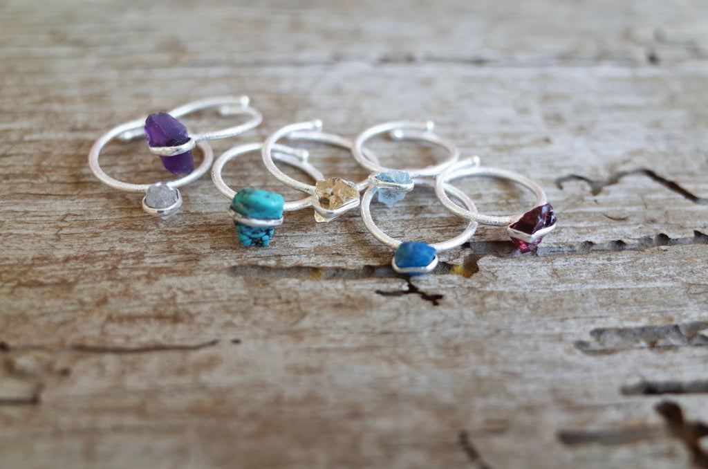 Sienna Raw Stone Ring